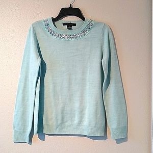Jewel Neckline Sweater